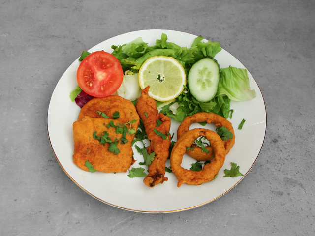 TAJ MAHAL LA ROCHE Mix pakora — TAJ MAHAL à La Roche-sur-Yon
